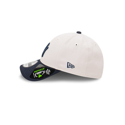 9FORTY New York Yankees 2-Tone Stone Repreve Navy Visor Stone Snapback