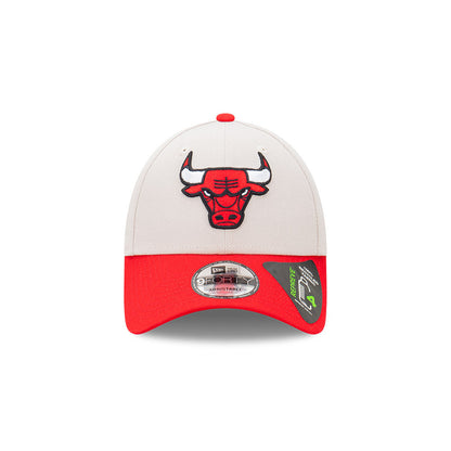 9FORTY Chicago Bulls 2-Tone Stone Repreve Scarlet Visor Stone Adjustable