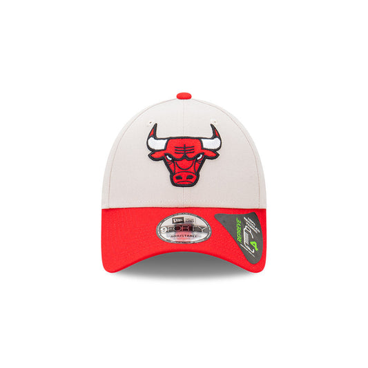 9FORTY Chicago Bulls 2-Tone Stone Repreve Scarlet Visor Stone Adjustable