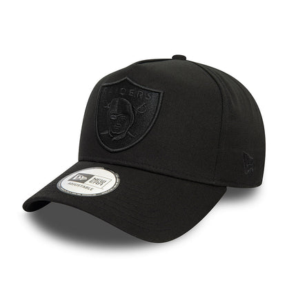 9FORTY E-Frame Las Vegas Raiders Monochrome Black Snapback