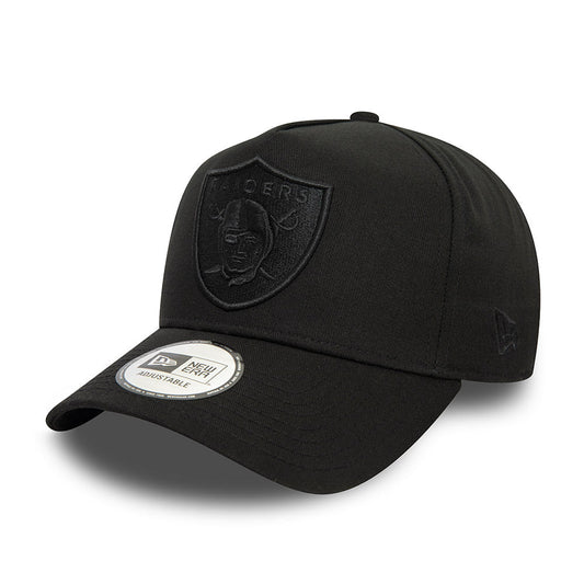 9FORTY E-Frame Las Vegas Raiders Monochrome Black Snapback