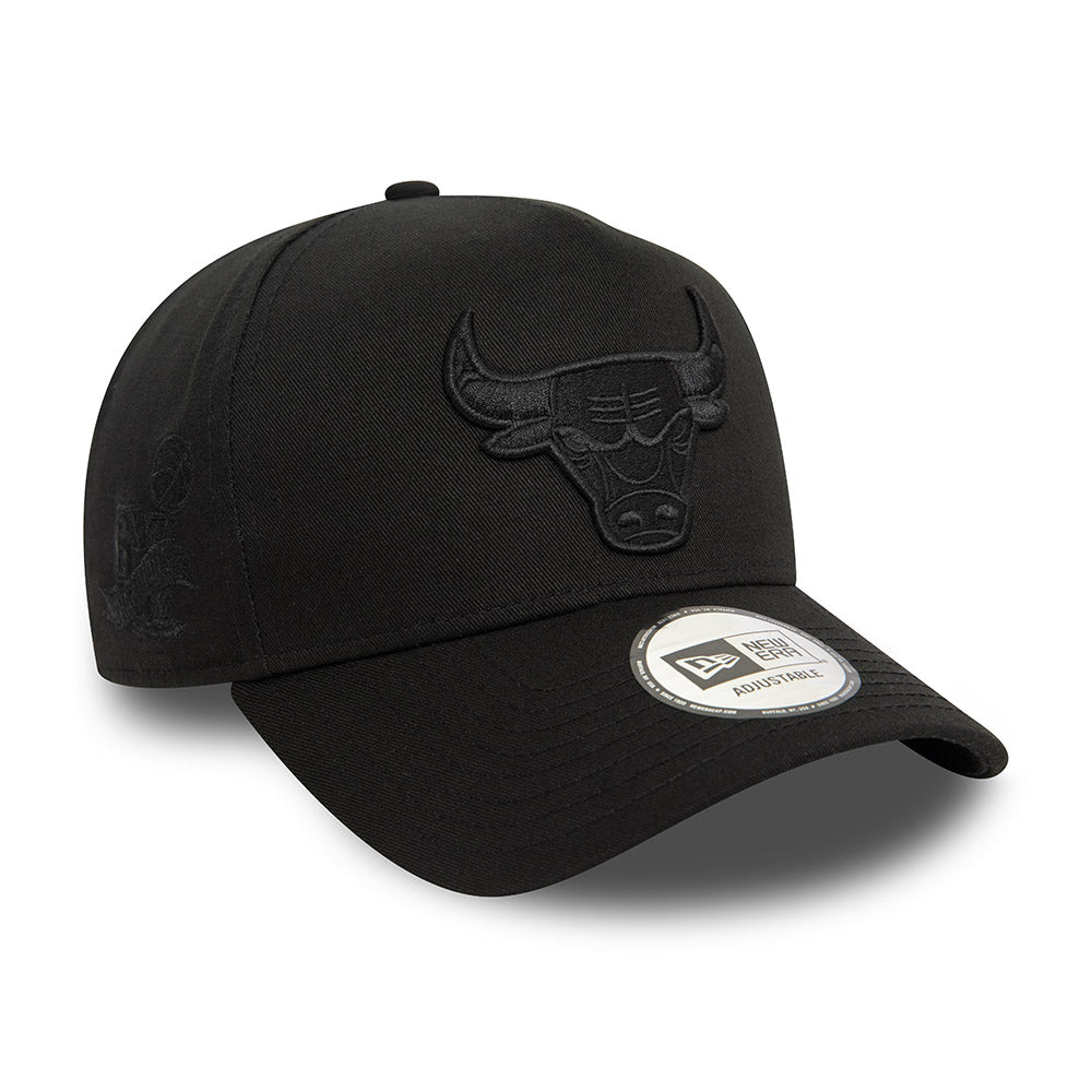 9FORTY E-Frame Chicago Bulls Monochrome Black Snapback