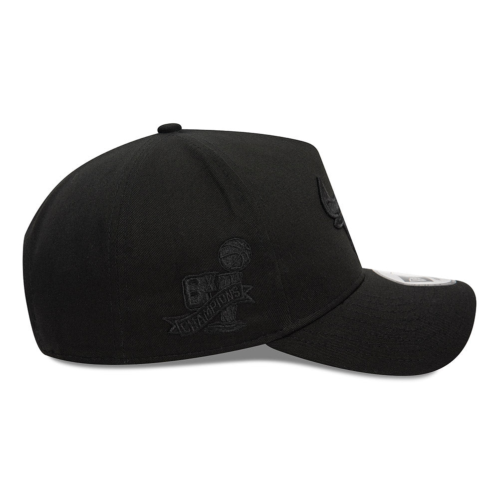 9FORTY E-Frame Chicago Bulls Monochrome Black Snapback