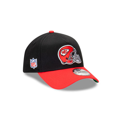 9FORTY A-Frame Kansas City Chiefs NFL Rivalry Black Scarlet Red Snapback