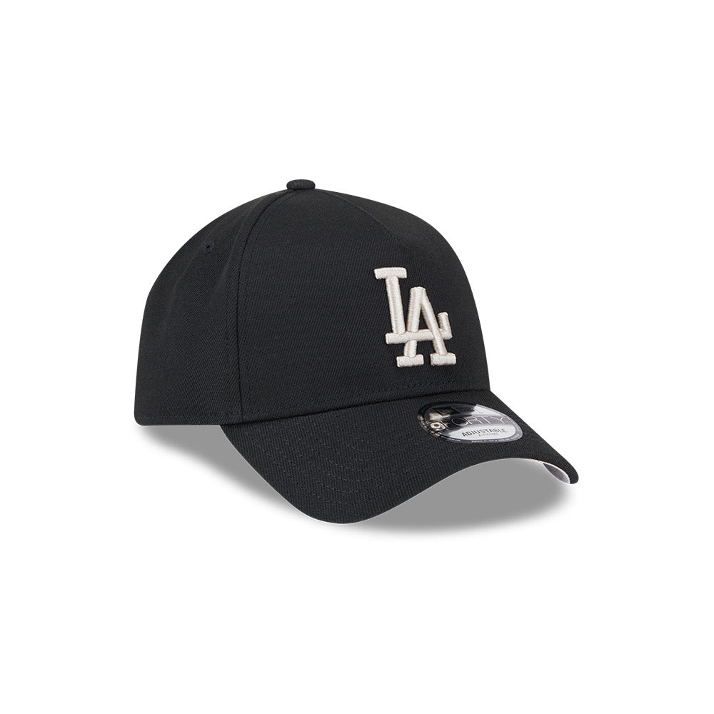 9FORTY A-Frame Los Angeles Dodgers Black Stone Repreve Black Snapback