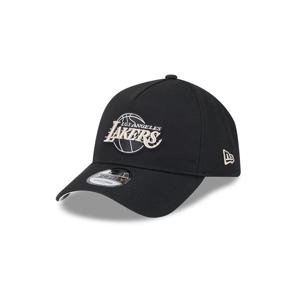 9FORTY A-Frame Los Angeles Lakers Black Stone Repreve Black Snapback
