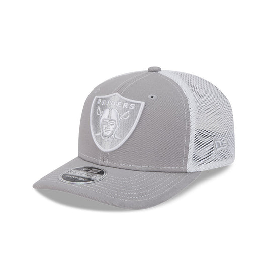 9SEVENTY Las Vegas Raiders Grey Contrast Stretch Snapback