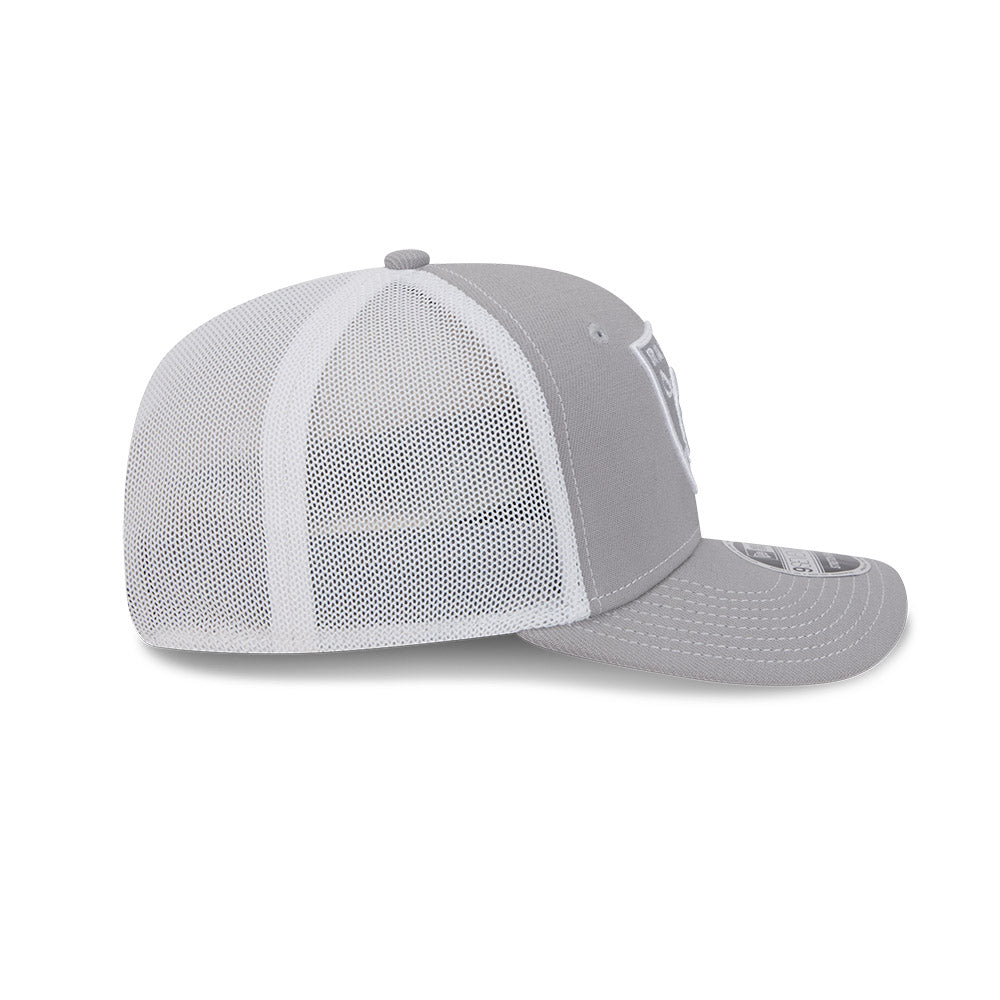 9SEVENTY Las Vegas Raiders Grey Contrast Stretch Snapback