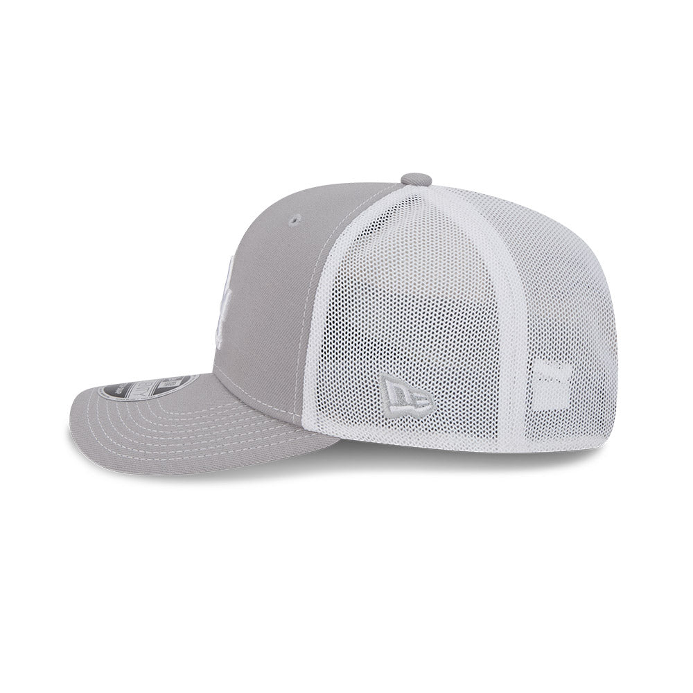 9SEVENTY Los Angeles Dodgers Grey Contrast Stretch Snapback