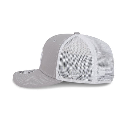 9SEVENTY Los Angeles Dodgers Grey Contrast Stretch Snapback