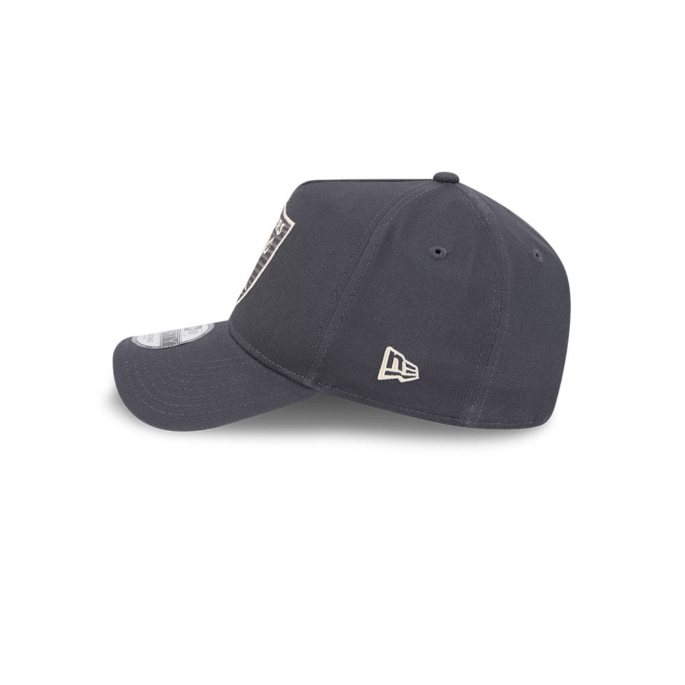 9FORTY A-Frame Las Vegas Raiders Earth Tone Chainstitch Gray Heather Snapback