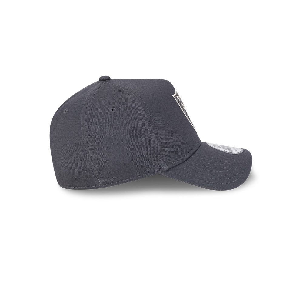 9FORTY A-Frame Las Vegas Raiders Earth Tone Chainstitch Gray Heather Snapback