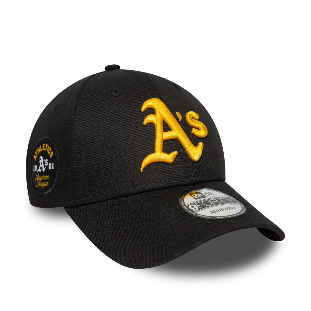 9FORTY Oakland Ahletics Side Patch Black Adjustable