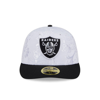 59FIFTY Low Profile Las Vegas Raiders New Era 59FIFTY Day White Fitted