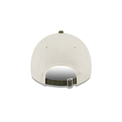 9TWENTY New York Yankees 2-Tone Snow Wash New Olive Visor Stone Adjustable