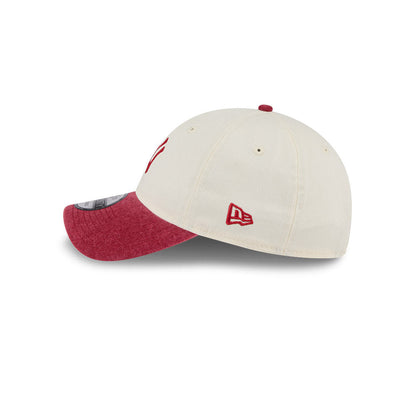 9TWENTY New York Yankees 2-Tone Snow Wash Red Visor Stone Adjustable