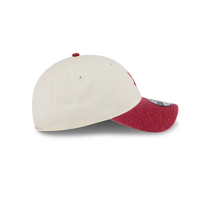 9TWENTY New York Yankees 2-Tone Snow Wash Red Visor Stone Adjustable
