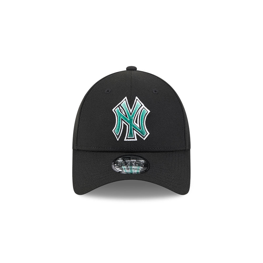 9FORTY New York Yankees Emerald Blend Repreve Black Snapback