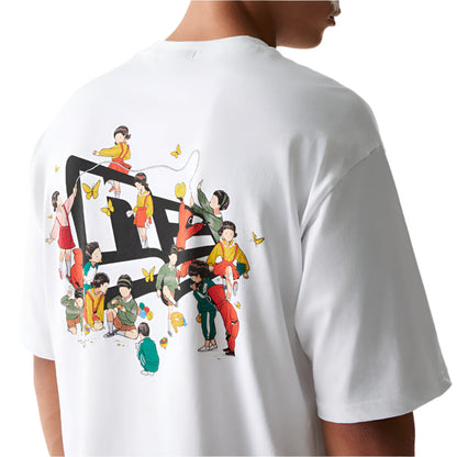 New Era x Netflix Squid Game Graphic White Short Sleeve T-Shirt