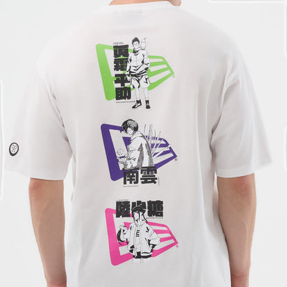 New Era x Netflix Sakamoto Days Wordmark White Oversized Short Sleeve T-Shirt