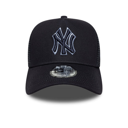 9FORTY E-Frame Trucker New York Yankees Outline Navy Snapback