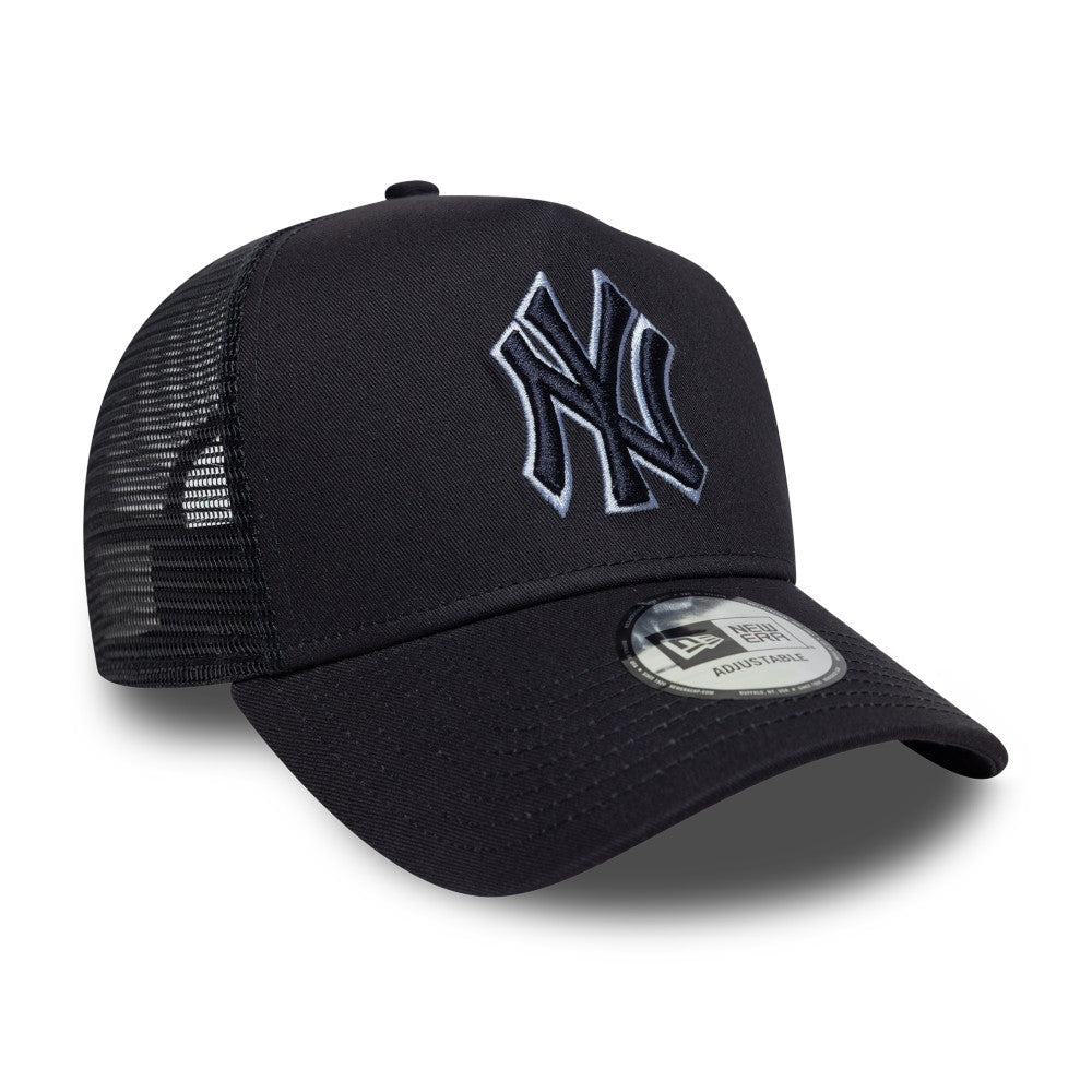 9FORTY E-Frame Trucker New York Yankees Outline Navy Snapback