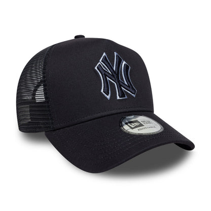 9FORTY E-Frame Trucker New York Yankees Outline Navy Snapback