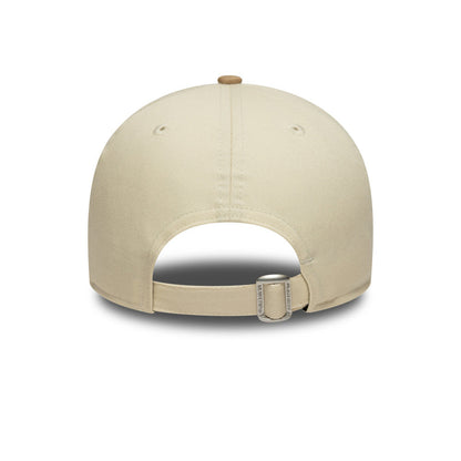 9FORTY New York Yankees Color Block 2-Tone Camel Visor Light Cream Adjustable