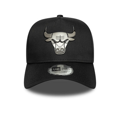 9FORTY E-Frame Chicago Bulls Metallic Black Snapback