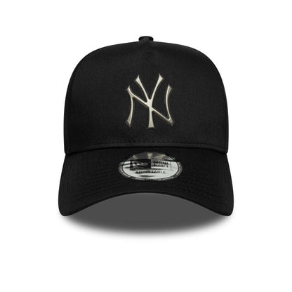 9FORTY E-Frame New York Yankees Metallic Black Snapback