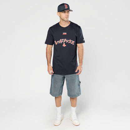 Boston Red Sox Hyperfly x MLB Navy Short Sleeve T-Shirt