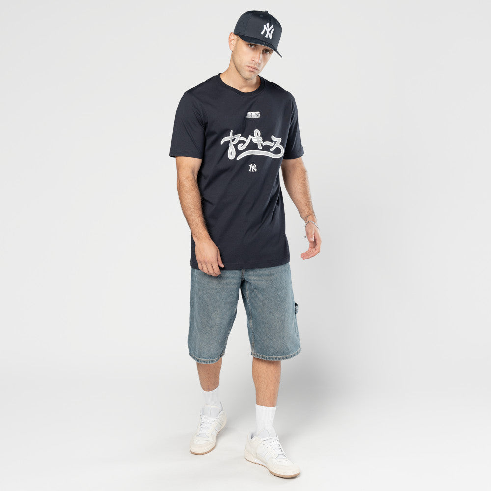 New York Yankees Hyperfly x MLB Navy Short Sleeve T-Shirt