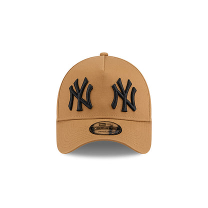 9FORTY A-Frame New York Yankees Double Logo Wheat Snapback