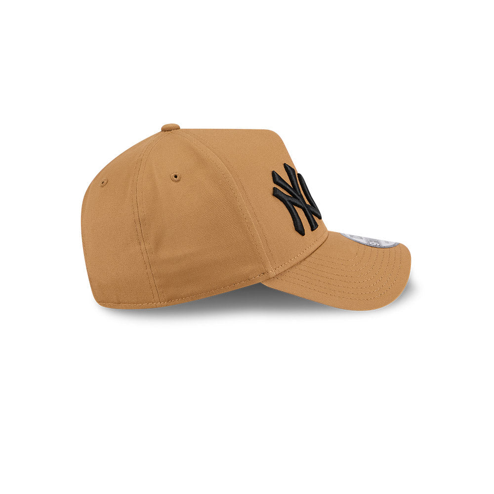 9FORTY A-Frame New York Yankees Double Logo Wheat Snapback
