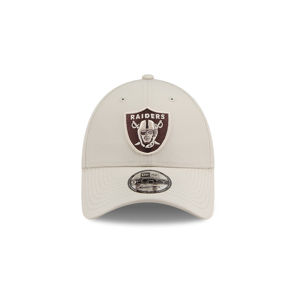 9FORTY Las Vegas Raiders Earthtone Stone Snapback