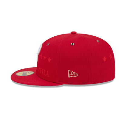 59FIFTY Philadelphia Phillies 2026 All-Star Game Scarlet Fitted