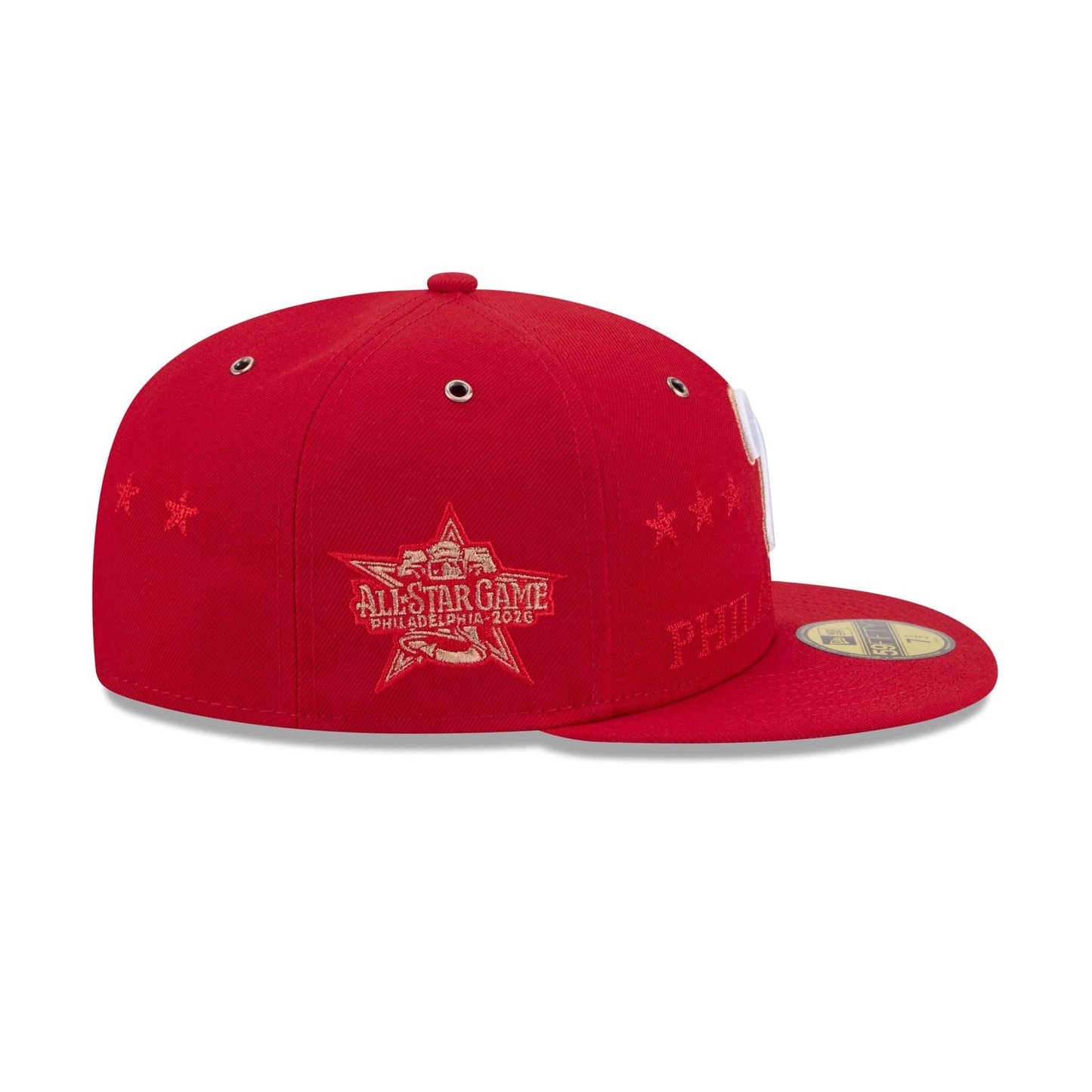 59FIFTY Philadelphia Phillies 2026 All-Star Game Scarlet Fitted