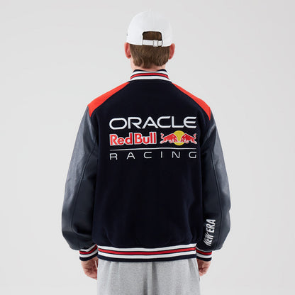 Oracle Red Bull Racing F1 Team Wordmark Navy Varsity Jacket
