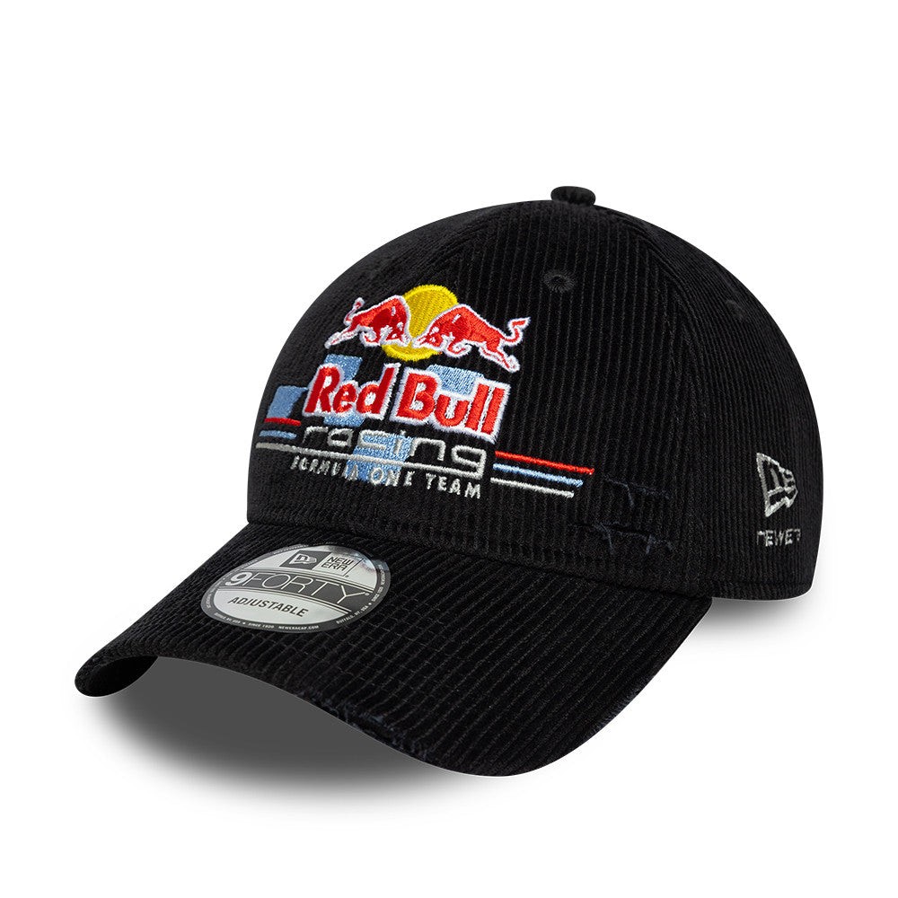 9FORTY Red Bull Racing F1 Team Distressed Cord Black Adjustable
