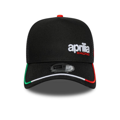 9FORTY E-Frame Trucker Aprilia Racing Flawless Black Snapback