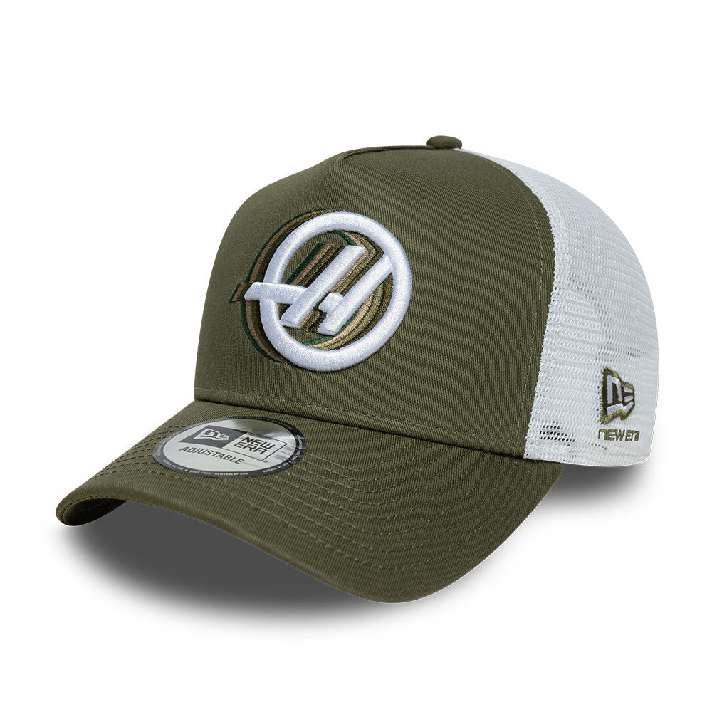 9FORTY Trucker TGR Haas F1 Team Seasonal New Olive Snapback