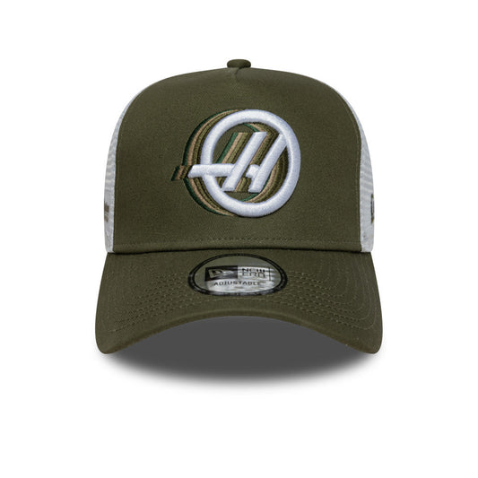 9FORTY Trucker TGR Haas F1 Team Seasonal New Olive Snapback