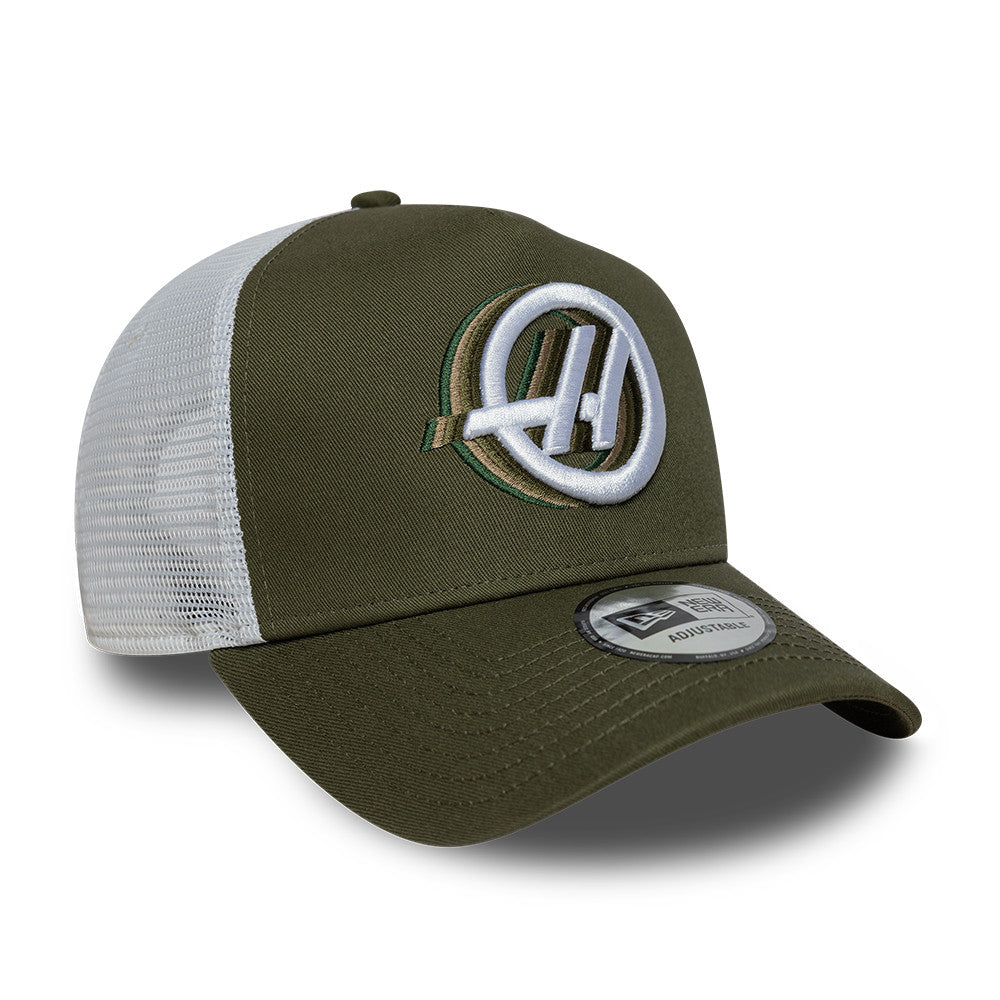 9FORTY Trucker TGR Haas F1 Team Seasonal New Olive Snapback