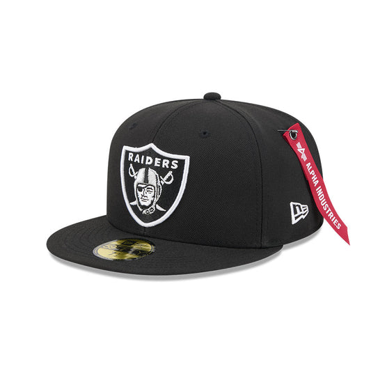 59FIFTY Las Vegas Raiders NFL x Alpha Industries Black Fitted