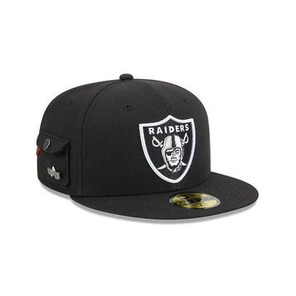 59FIFTY Las Vegas Raiders NFL x Alpha Industries Black Fitted