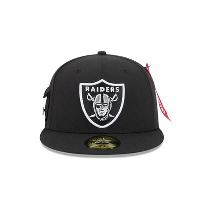 59FIFTY Las Vegas Raiders NFL x Alpha Industries Black Fitted