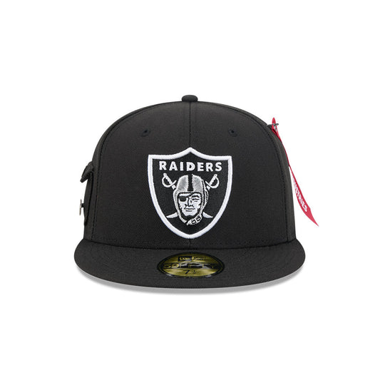 59FIFTY Las Vegas Raiders NFL x Alpha Industries Black Fitted