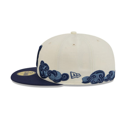 59FIFTY Japan World Baseball Classic Wave Chrome White Navy Fitted