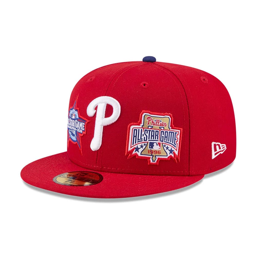 59FIFTY Philadelphia Phillies 2026 All-Star Game Fan Pack Scarlet Fitted