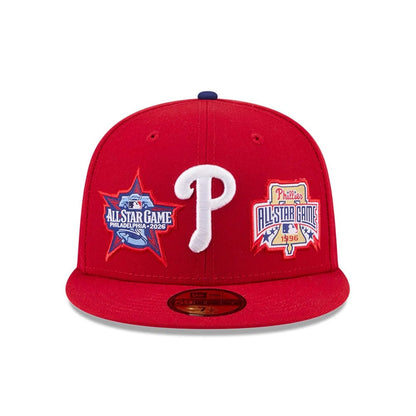 59FIFTY Philadelphia Phillies 2026 All-Star Game Fan Pack Scarlet Fitted